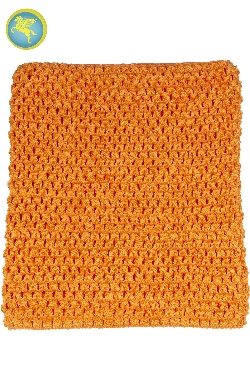 TOP ELASTICO TINTA UNITA ARANCIO